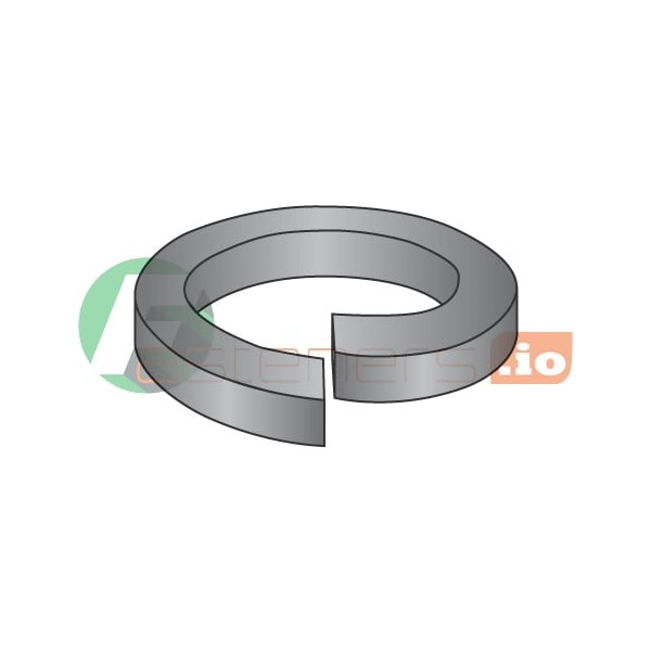 Newport Fasteners Split Lock Washer, For Screw Size #10 Stainless Steel, Black Oxide Finish, 10000 PK 148114 - main
